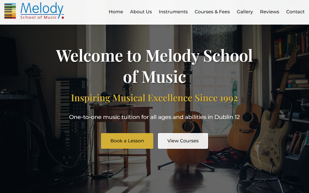 Melody Music Website